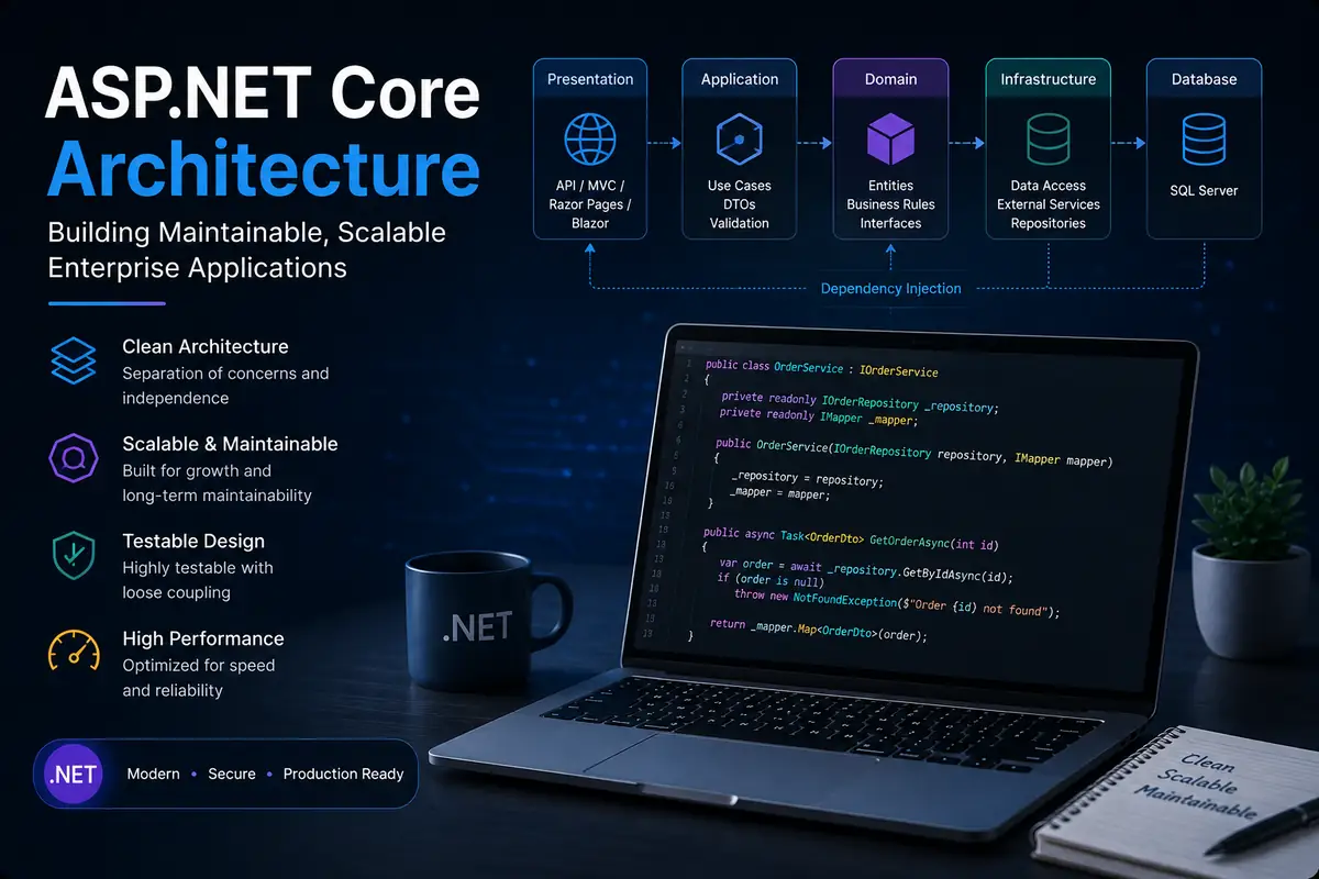 ASP.NET Core Architecture: Building Maintainable Enterprise Applications